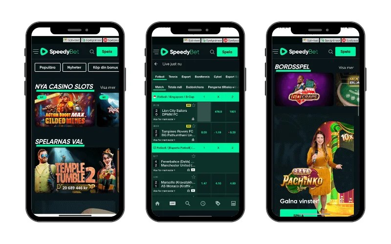 SpeedyBet Captura de pantalla 3