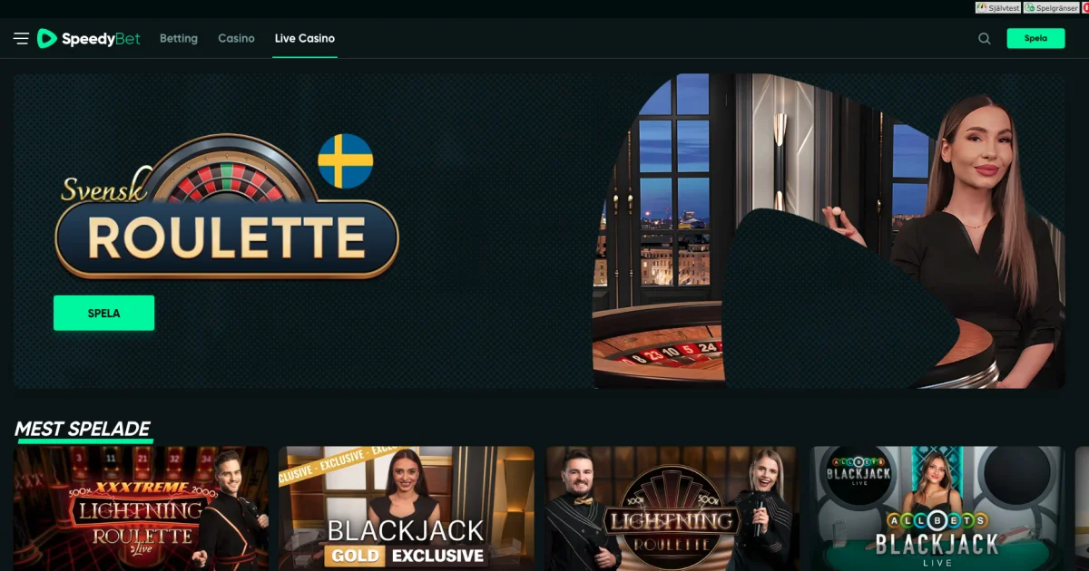 SpeedyBet Captura de pantalla 1